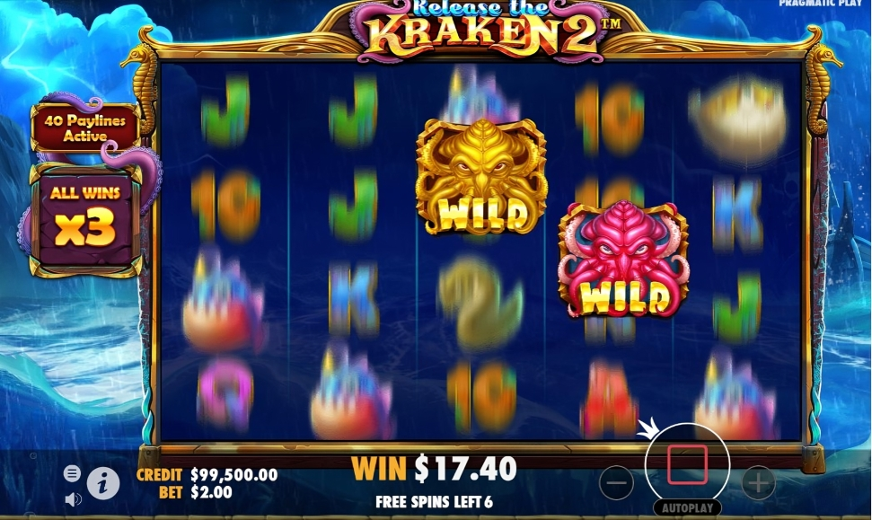 Jomkiss - Release the Kraken 2 Slot - Wild Moving - jomkiss77.com