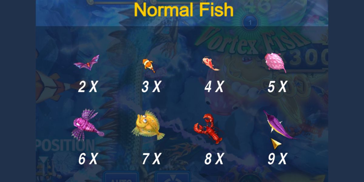 Fortune King Jackpot Fishing - Paytable 1 - jomkiss77