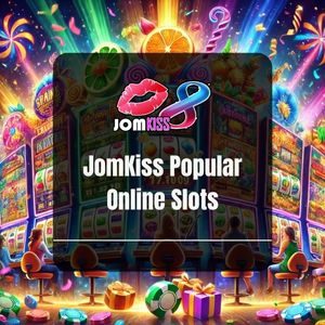 JomKiss - JomKiss Popular Online Slots - Logo - jomkiss77