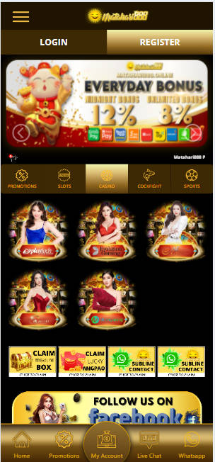 JomKiss - Matahari888 Casino Review - Homepage - jomkiss77