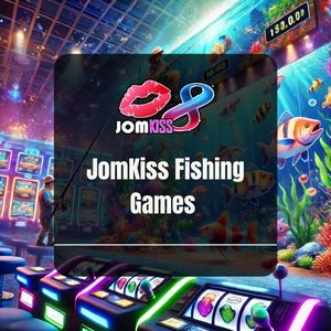 JomKiss - Jomkiss Fishing Games - Logo - jomkiss77