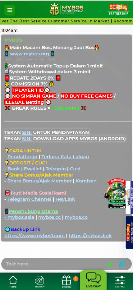 MyBos - Livechat - jomkiss77