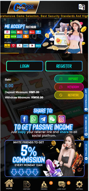 JomKiss - Meta888 Casino Review - Homepage - jomkiss77