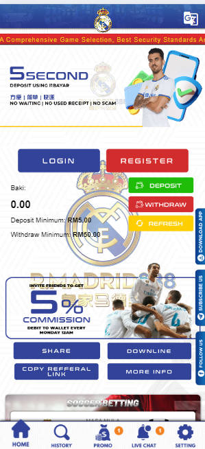 Jomkiss - Realmadrid888 Casino Review - Homepage - jomkiss77