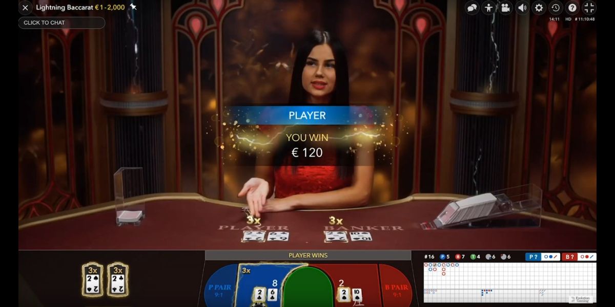 Lightning Baccarat - Gameplay Feature 3 - jomkiss77