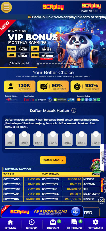 SCRplay - Homepage - jomkiss77