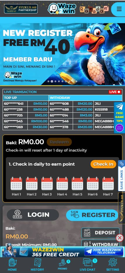 Waze2Win - Homepage - jomkiss77