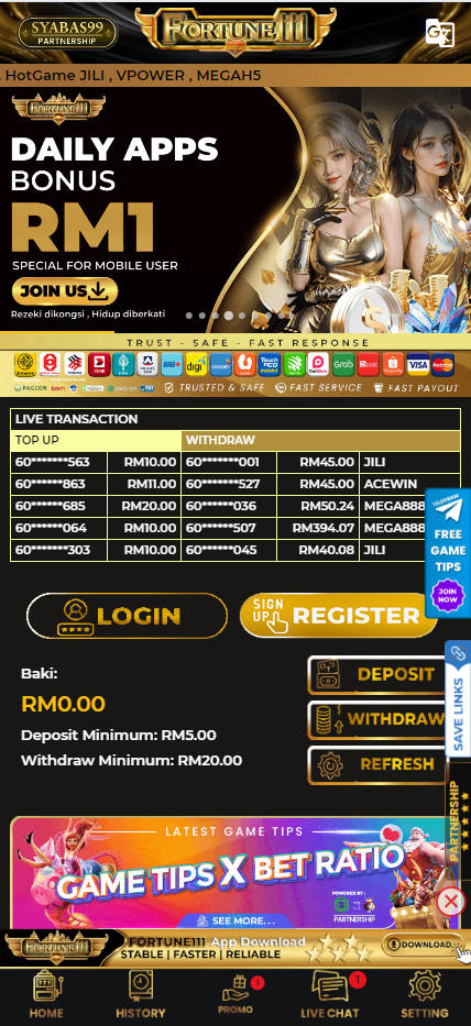 Fortune111 - Homepage - jomkiss77
