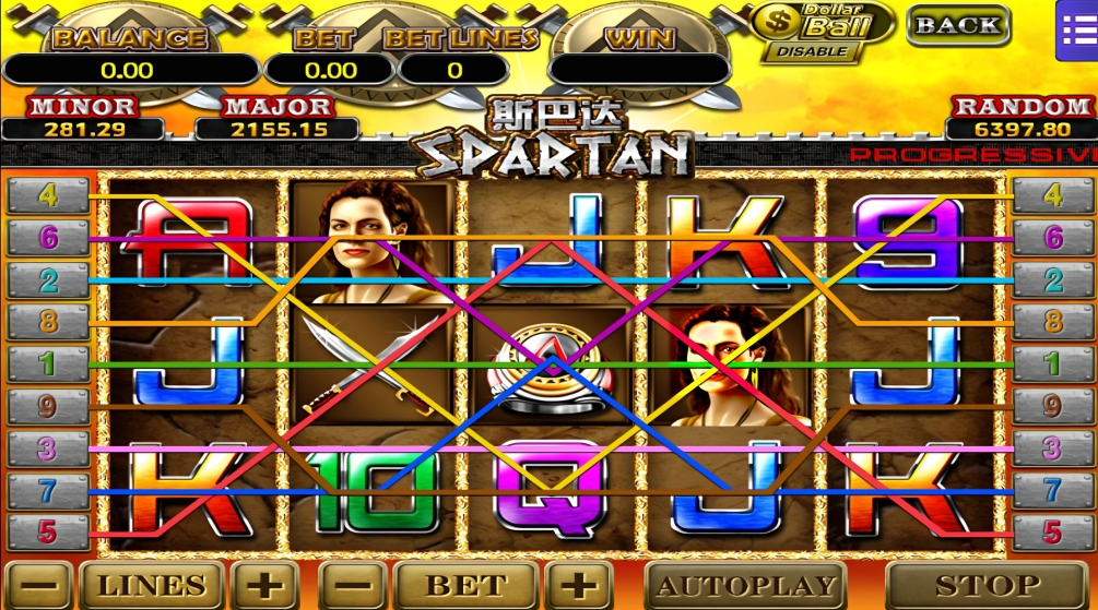 Jomkiss - Sparta Slot - Paylines - jomkiss77.com