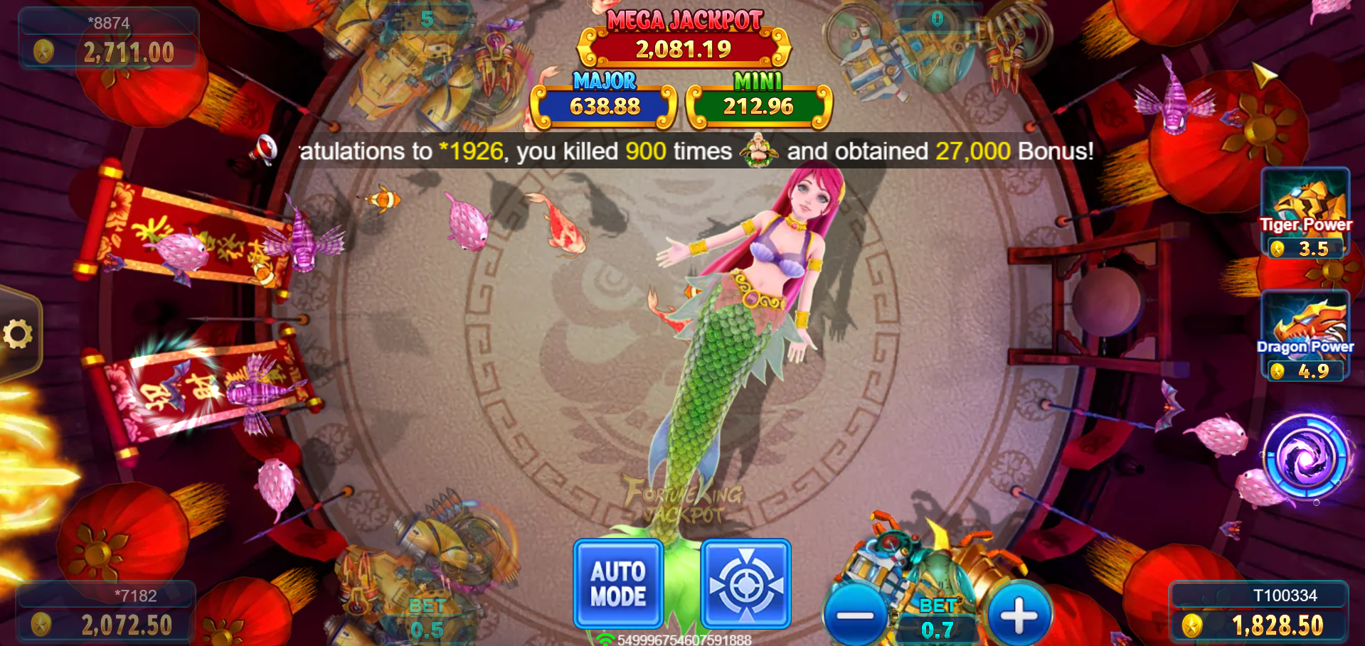 Fortune King Jackpot Fishing - Mermaid - jomkiss77