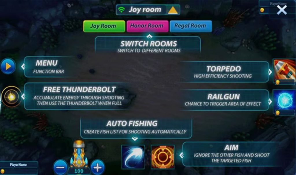 Jomkiss - Mega Fishing - Interface - jomkiss77.com