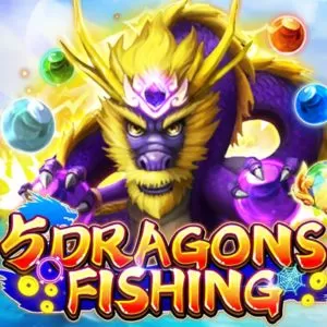 JomKiss - 5 Dragons Fishing - Logo - JomKiss77