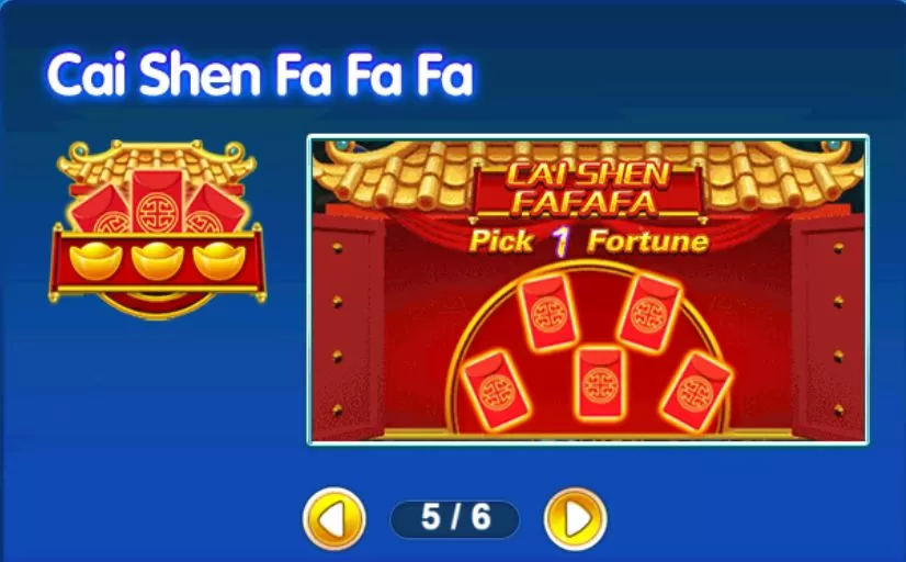 JomKiss - Cai Shen Fishing - Paytable 5 - JomKiss77