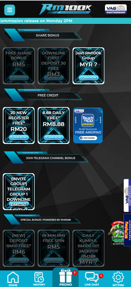 RM100K - Promotion - jomkiss77