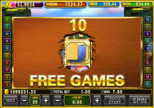 Captain's Treasure Slot - Free Spins Bonus Round - jomkiss77