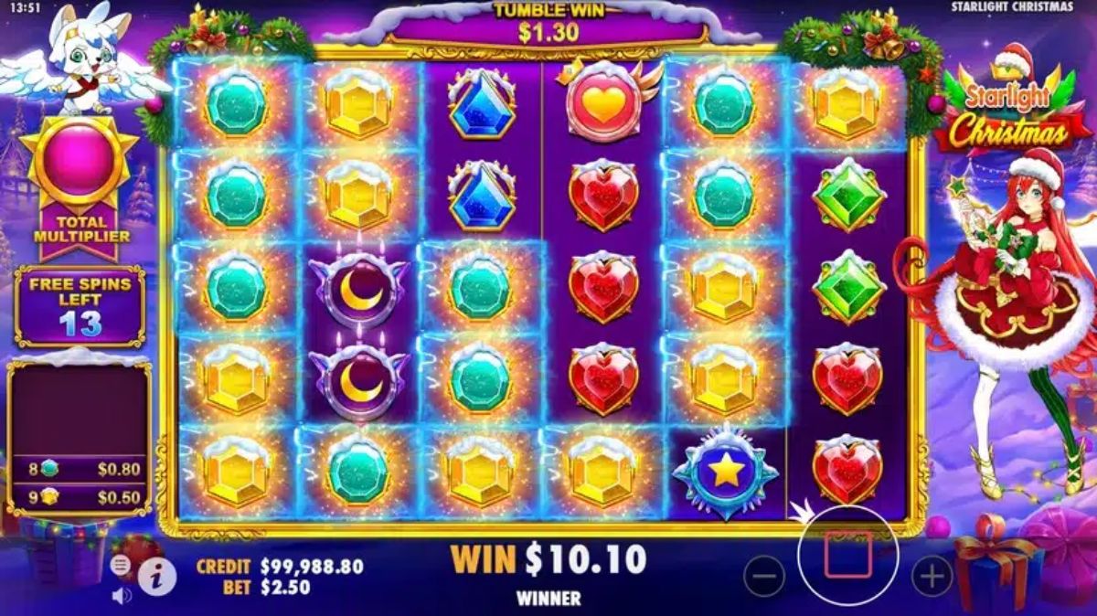 JomKiss - Starlight Christmas Slot - Free Spins - JomKiss77