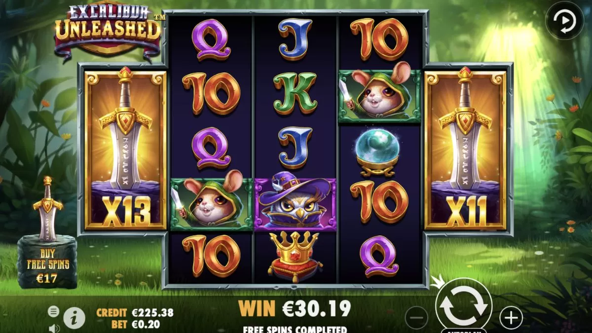 JomKiss - Excalibur Unleashed Slot - Free Spin Bonus - JomKiss77