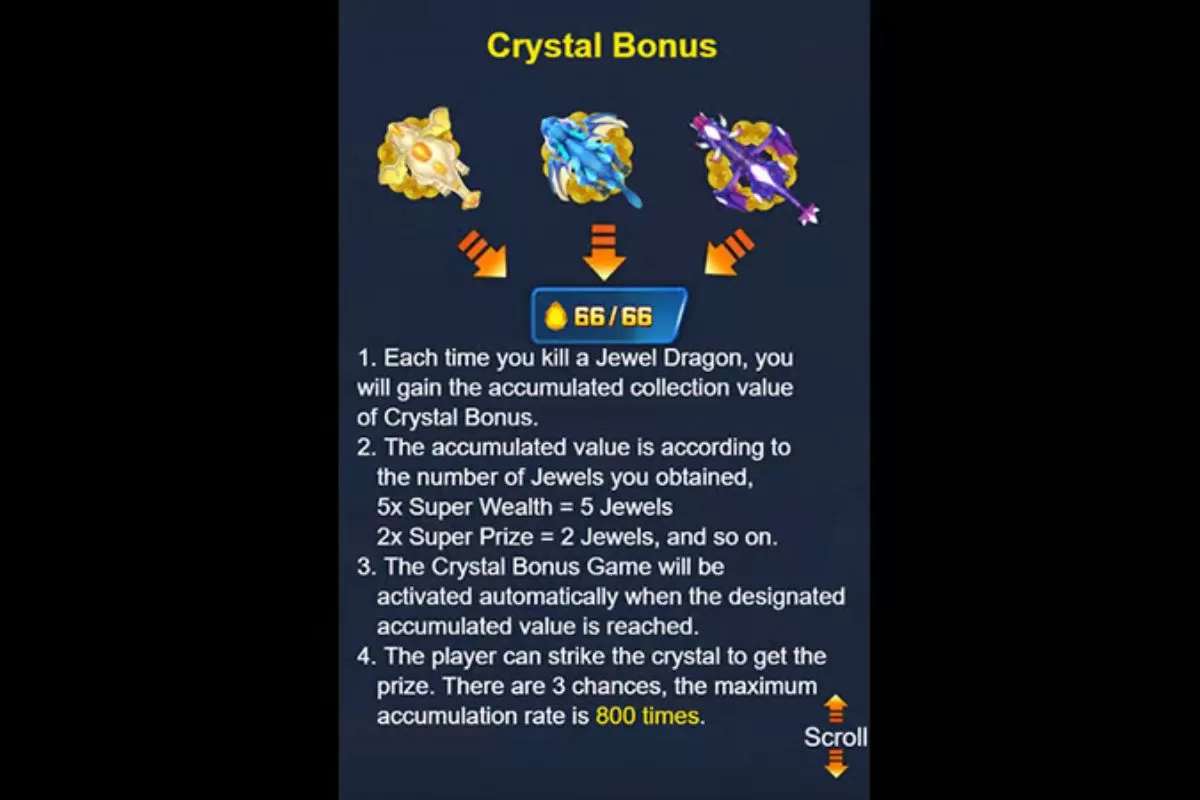 JomKiss - Dragon Fortune Fishing - Crystal Bonus - JomKiss77