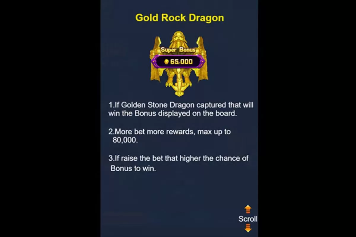 JomKiss - Dragon Fortune Fishing - Gold Rock Dragon - JomKiss77