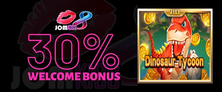 Jomkiss 150% Deposit Bonus - Dinosaur Tycoon Fishing