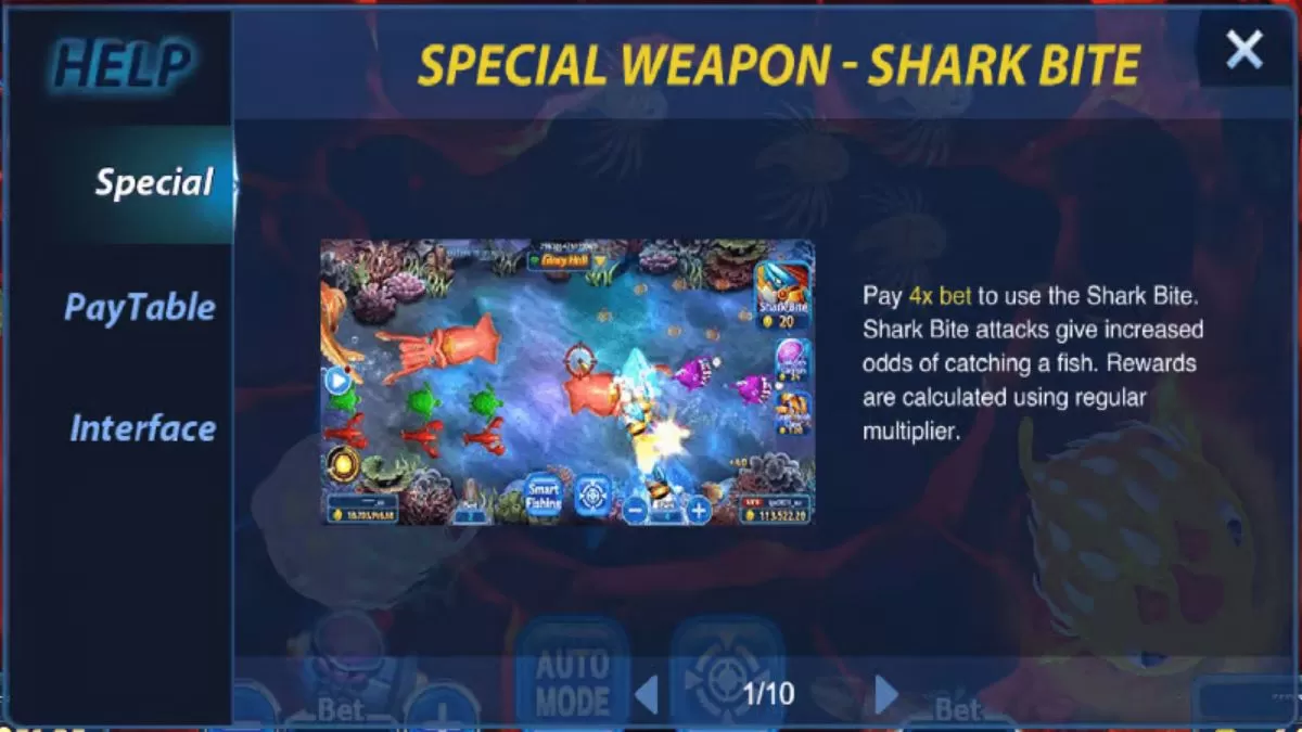 JomKiss - All-Star Fishing - Special Weapon Shark Bite - JomKiss77