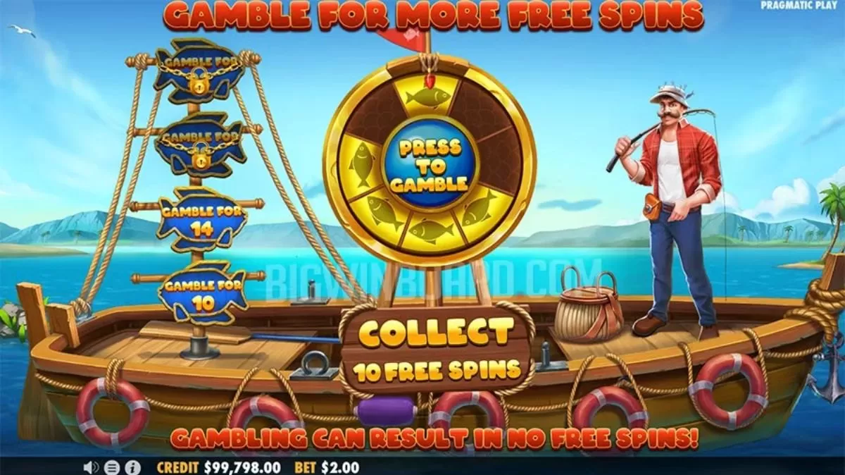 JomKiss - Lucky Fishing Megaways Slot - Free Spins - JomKiss77