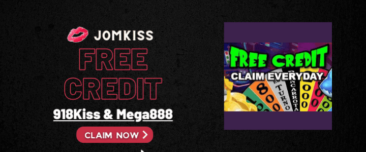 JomKiss Free Credit - Promotion Banner