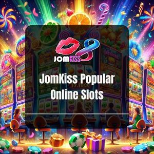 JomKiss - JomKiss Popular Online Slots - Logo - jomkiss77