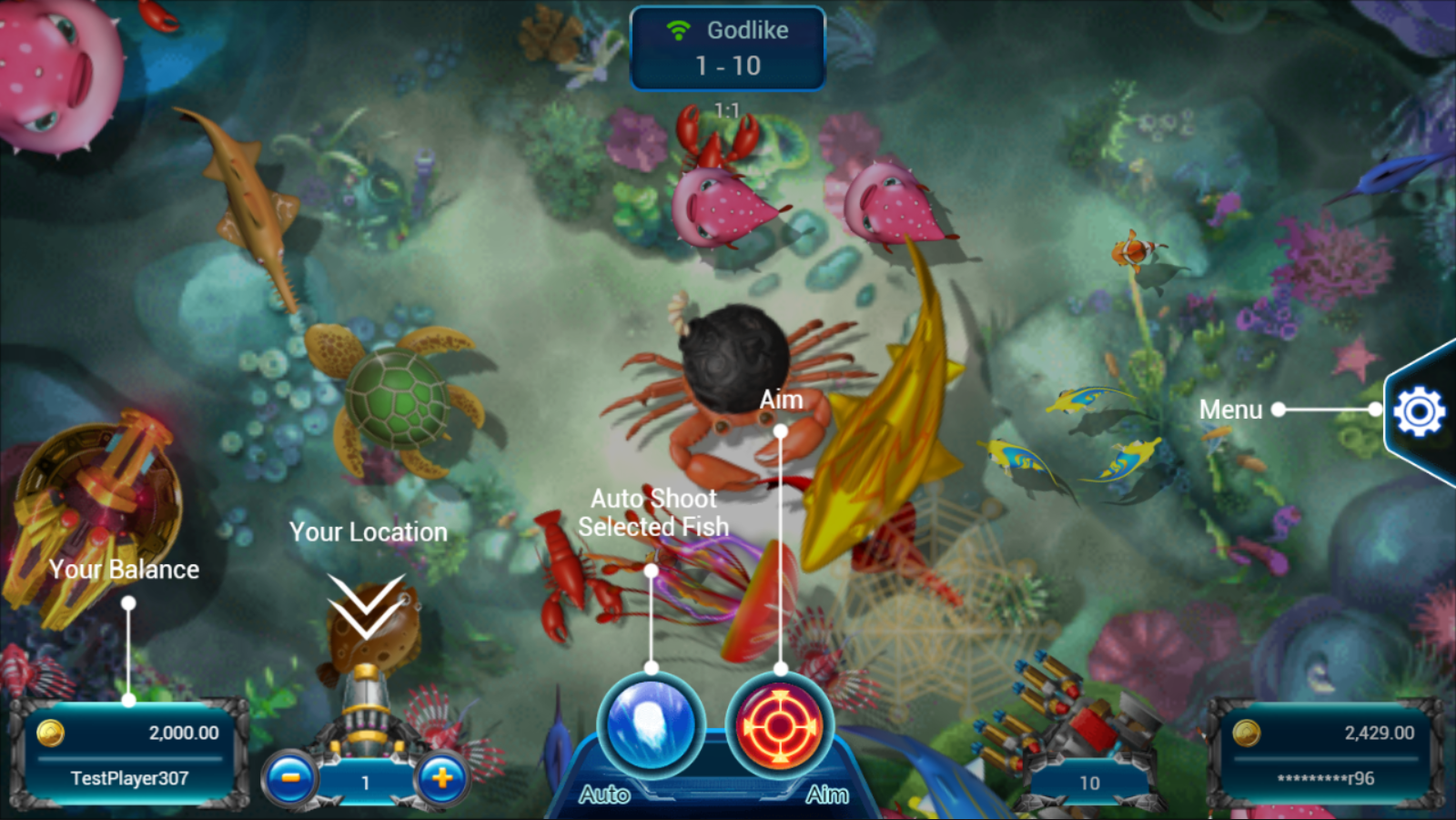 Fishing God - Interface - jomkiss77